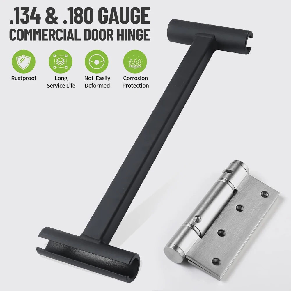 

Door Hinge Adjustment Tool Rubber Handle Door Hinge Knuckle Bender Heavy-duty Fit 0.134 Specification Commercial Door