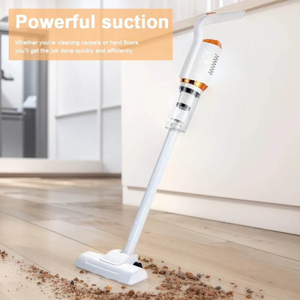 Handheld Wireless Vacuum Cleaner USB Rechargeable Strong Suction Mopping Machine 2000mAh Cordless Portable Cleaning Robot 2 in 1