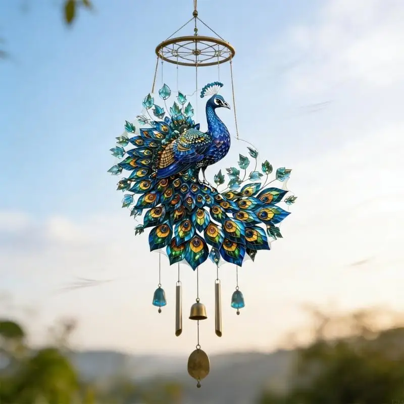  Peacocks/Flower Suncatchers Acrylic Window Suncatchers Decors Birthday Gift Women Stained Glass Window Hanging Decors