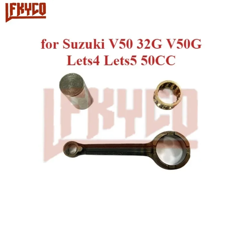 Motorcycle Engines Crankshaft Connecting Rod Kit for For Suzuki V50 32G V50G Lets4 Lets5 50CC Motorbike Crank Shaft Engine Parts