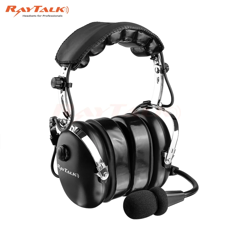 Raytalk XLR Cable Walkie Talkie Headset Noise Reduction Microphone for Kenwood Portable Two-Way Wired Music Earphones Headphones