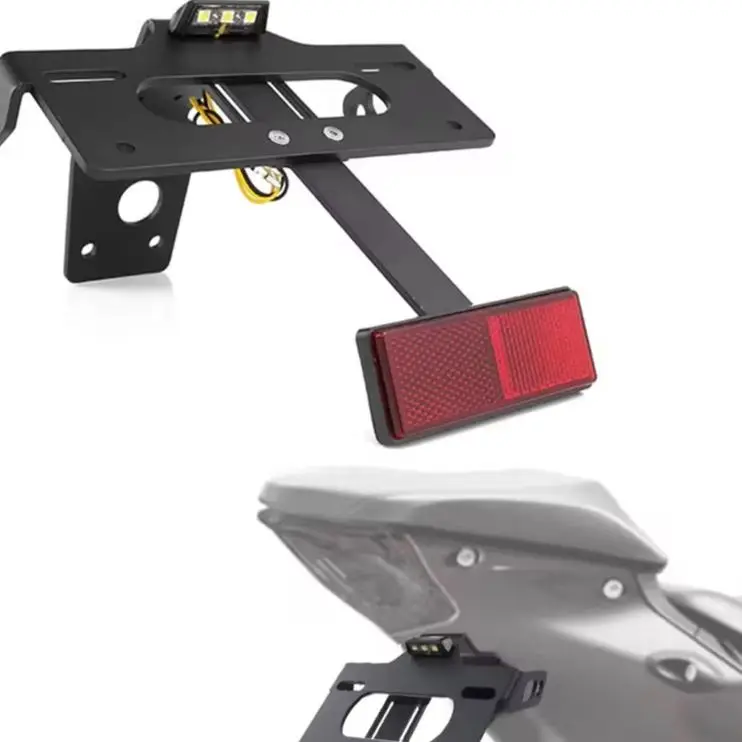 Motorcycle License Plate Holder Bracket Rear Tail Tidy Fender Eliminator 1390 Super Duke R / R Evo 990 Duke 2024-2026 For KTM