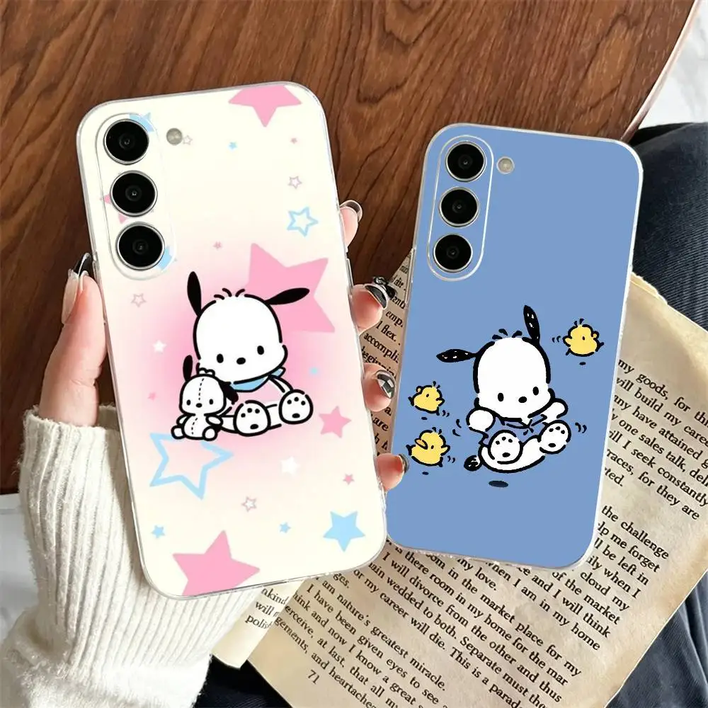 

Cute Cartoon T-Pochacco-o Phone Case For SamsungA10,12,20,21S,30,31,40,50,51,52,70,71 Transparent Cover