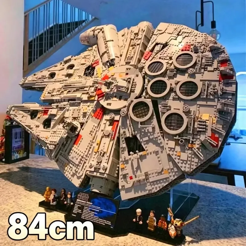2026 Neues Millennium Ship Falcon-Bausteinset mit 7541 Teilen, kompatibel mit Spielzeug, Kindergeburtstags- und Weihnachtsgeschenke