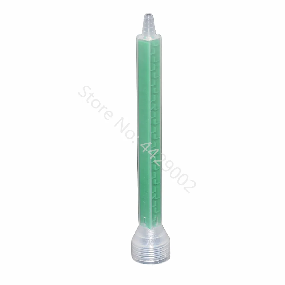 

Static Mixer Mixing Nozzles Length 161mm Inner Diameter 20mm Square Mixing Nozzle for 200ml 400ml 1:1 Glue Cartridges