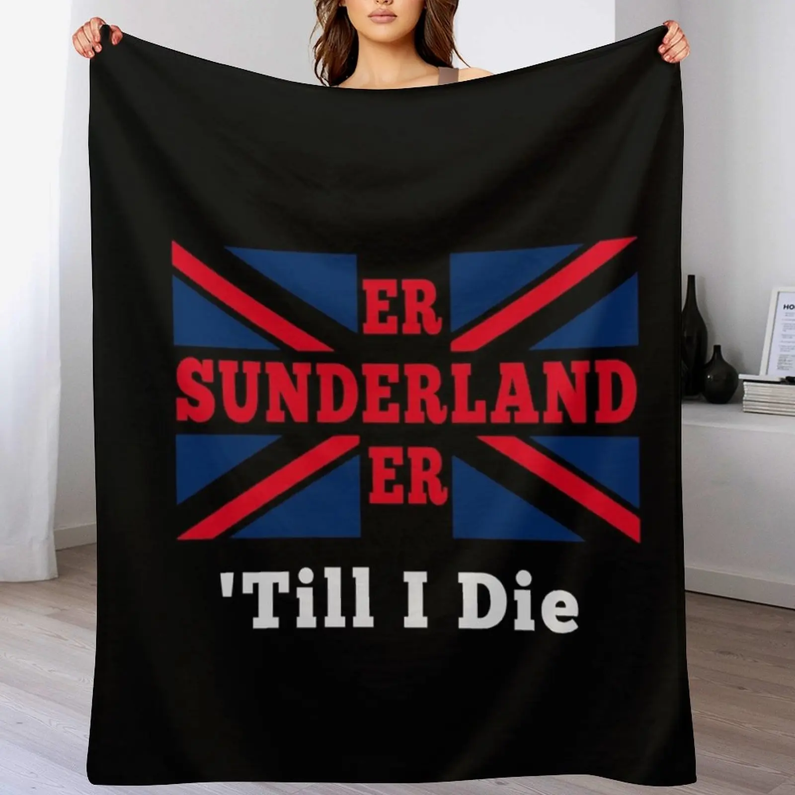 Sunderland Till I Die SAFC Fan Classic Throw Blanket Summer Travel Personalized Gift for sofa Blankets