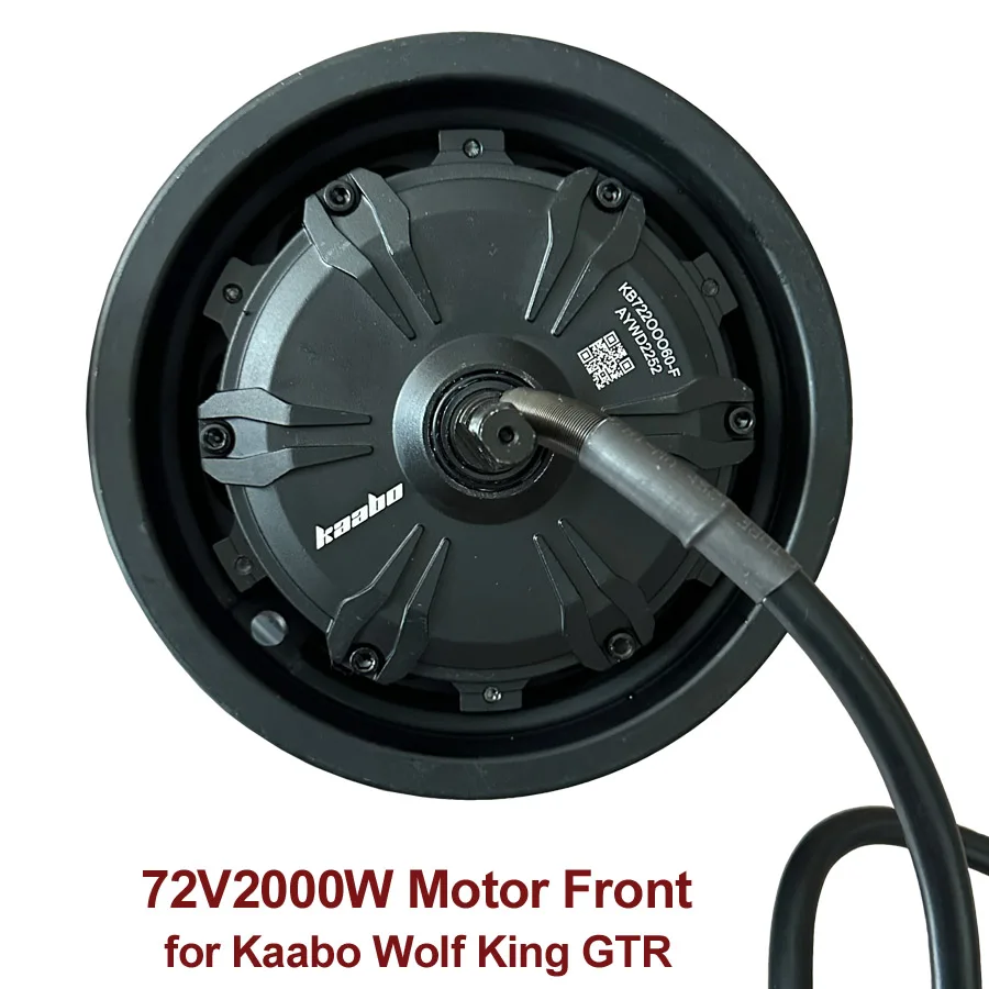 GTR 72V2000W 12inch Motor Power Engine Hall Front Rear 2000W for 72V Kaabo Wolf King GTR Electric Scooter Original Parts