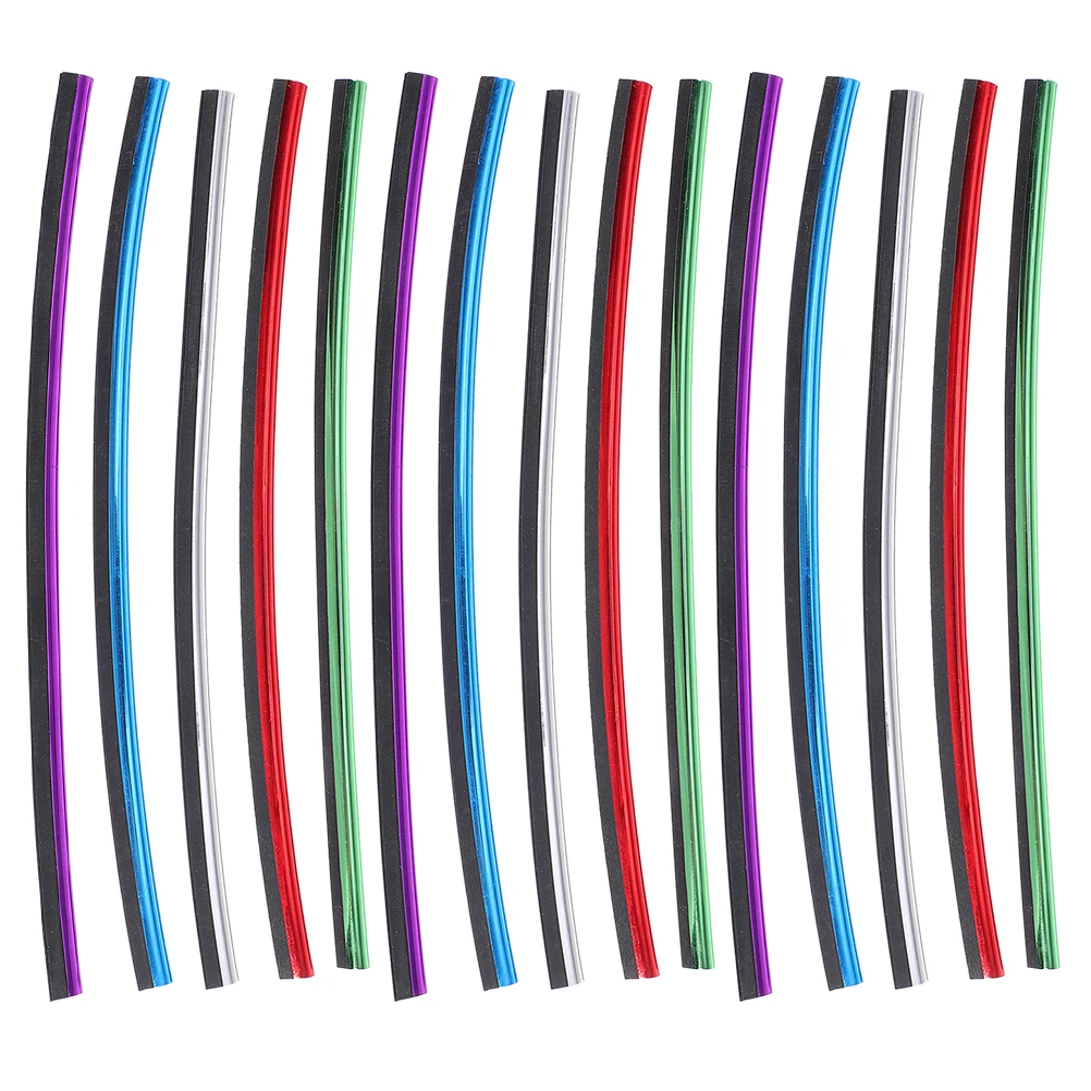 

15pcs Air Outlet Decorative Strips PVC Car Interior Trim Dust Proof for Air Conditioner Grille Car Accessories Decorations
