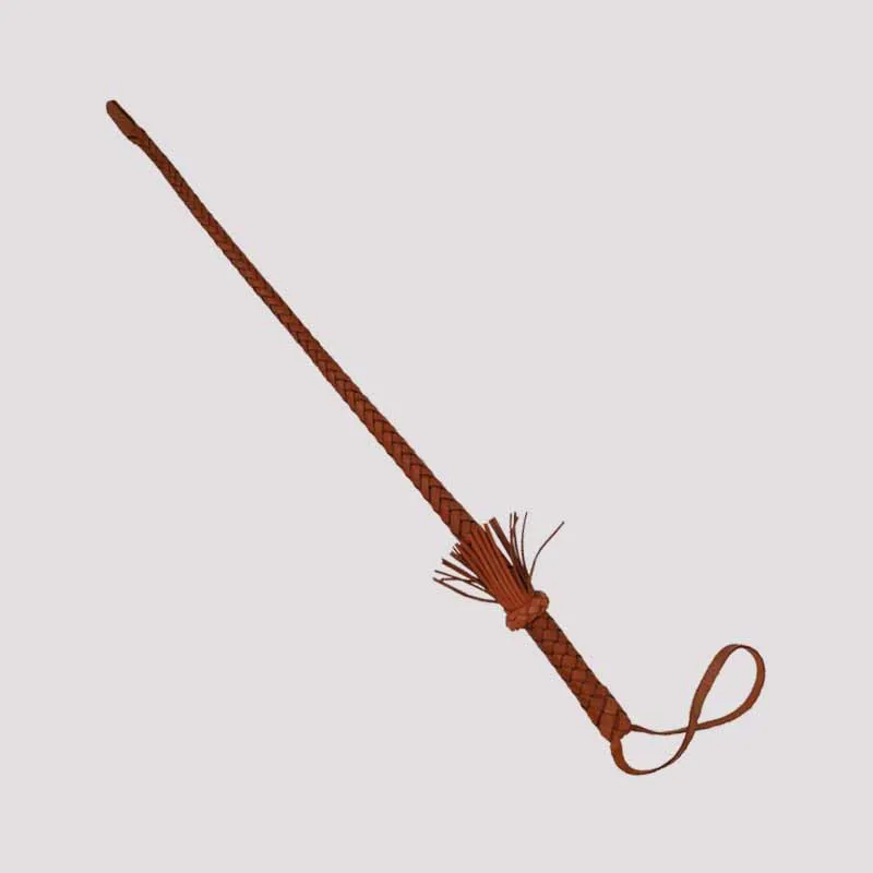 80 СМ Конский кнут ручной работы из натуральной яловой кожи – прочный и традиционный кнут для общественного обучения