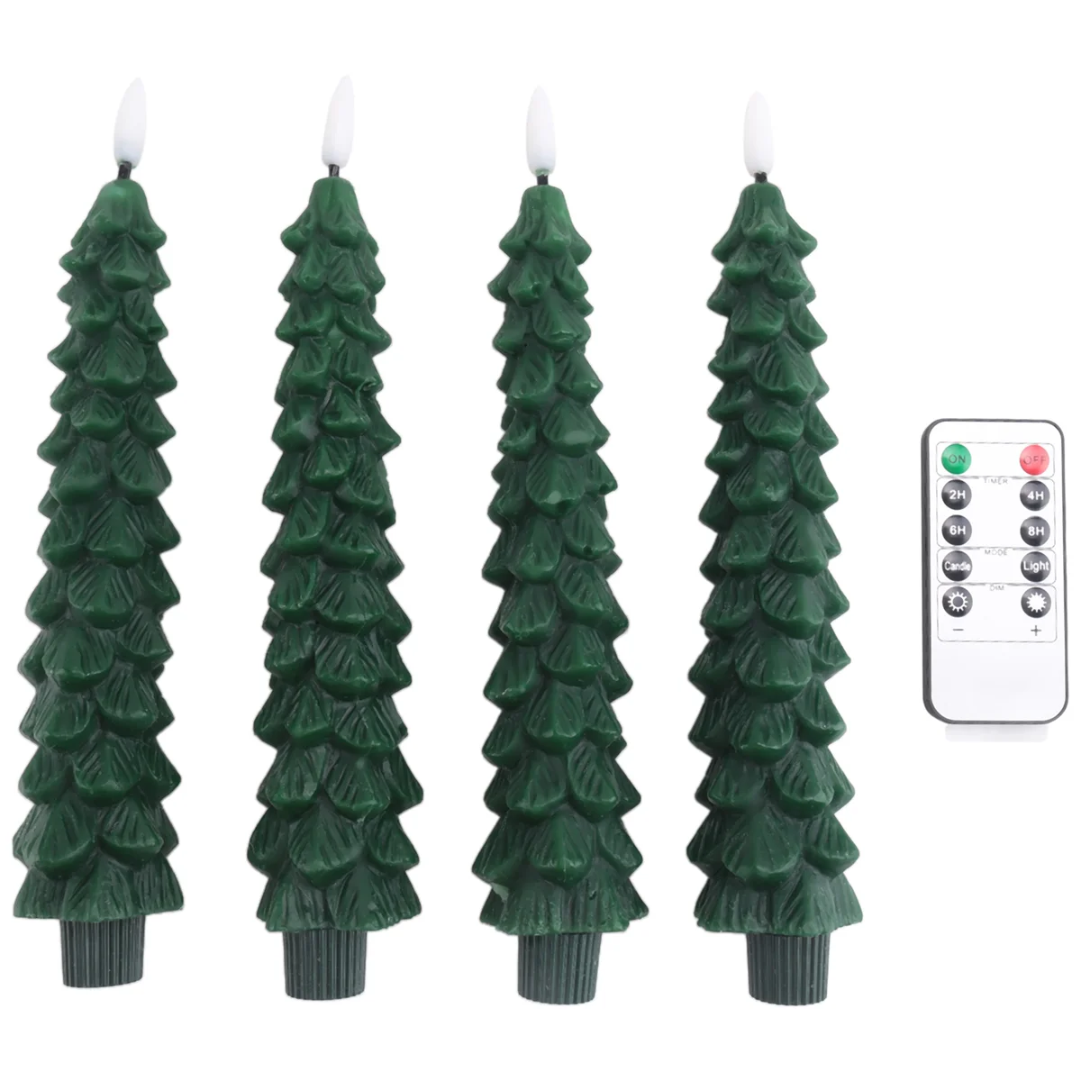 Simulation Candle Lamp Paraffin Decoration with Remote Control Atmosphere Modeling Lamp