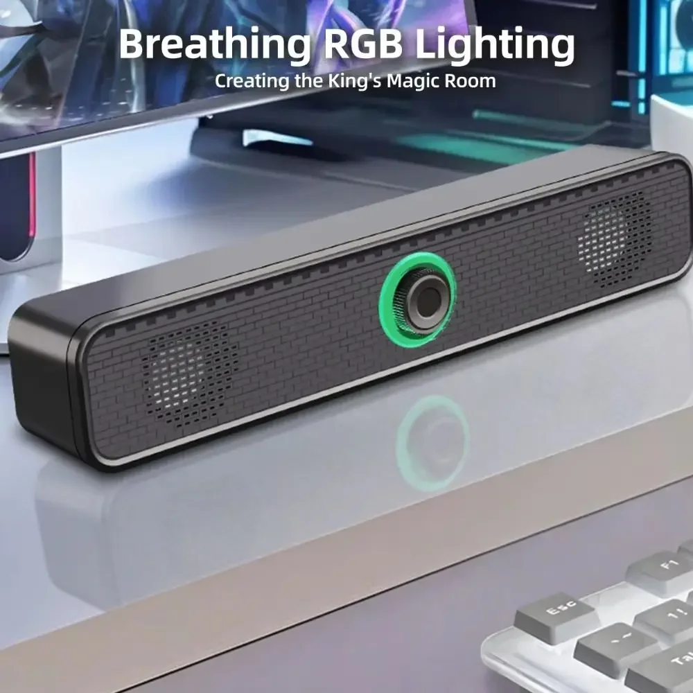 Home Cinema Wireless Speakers - Саундбар для ПК с объемным звуком,