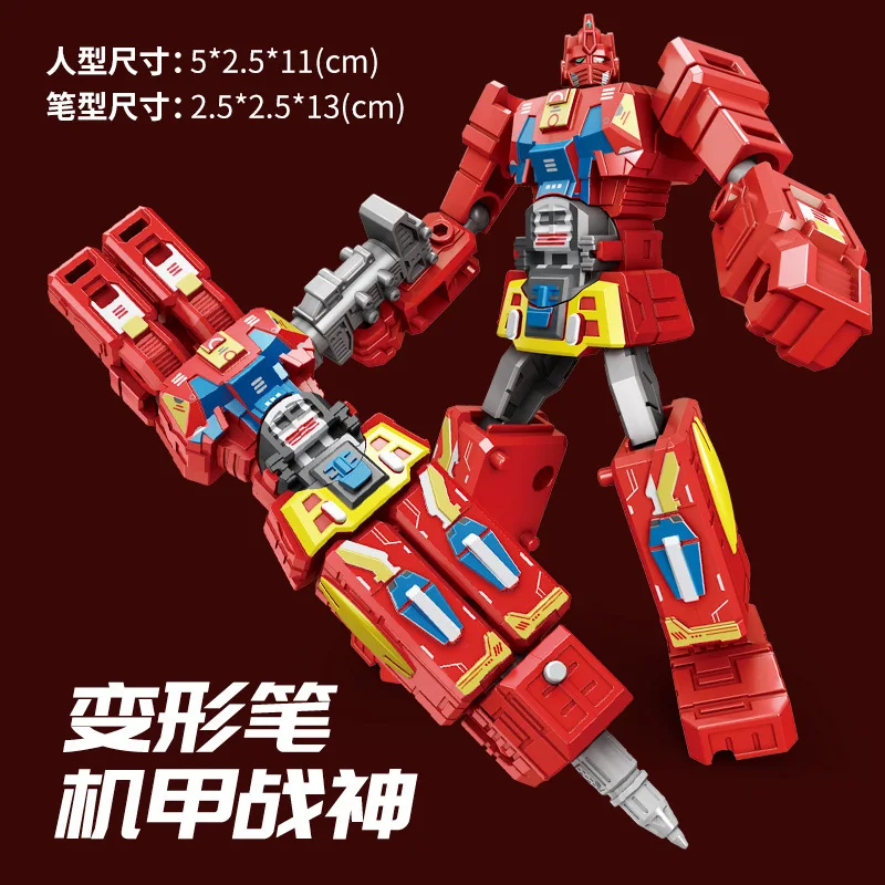 Hasbro Transformers Deformable Writing Ballpoint Pen Children Toys Transformation Robot Toy Action Figure Model for Kids Gifts