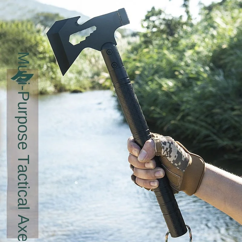 Outdoor Multifunctional Engineer Axe Self-Defense Camping Portable Survival Tactical Axe