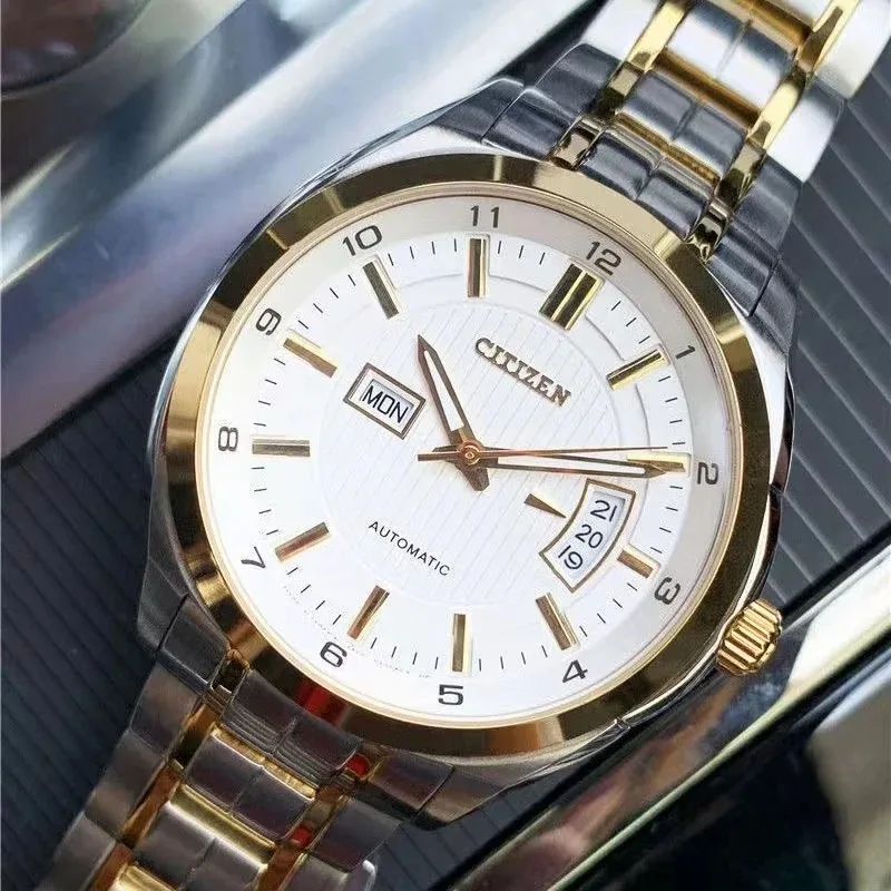 2024 Citizen Japan Automatic Mechanical Watches Men\'s Watches Waterproof Luxury Watches Large Dial Stainless Steel Sapphire