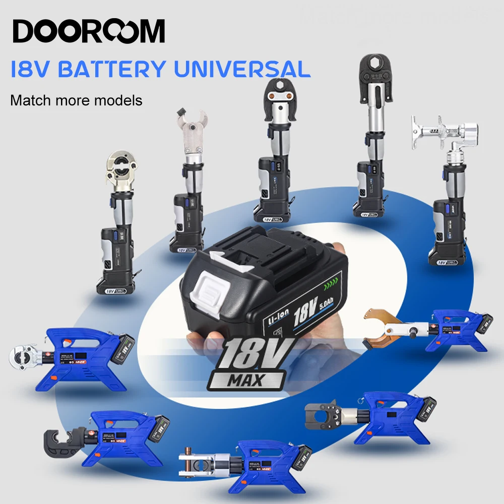 DOOROOM LX-300/400 Pince Hydraulique Électrique Pince Hydraulique Rechargeable Sertissage Hydraulique Électrique Outil De Sertissage De Charge