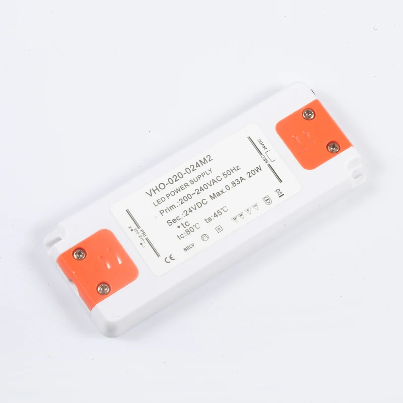 12V 24V dc Slim LED Power Supply 6W 12W 15W 20W 30W 40W 50W 60W AC100V-240V Constant Voltage Strip Light Transformer