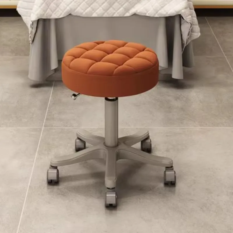 Beauty rotating lifting big work round barber shop hair chair pulley nail beauty shop