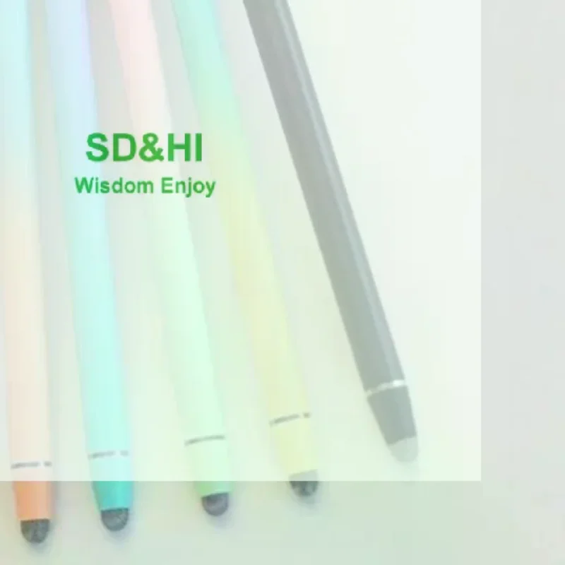 

Mesh Fiber Capacitive Stylus Pen Double Nib Touch Screen Pens Drawing Pen For Universal Capacitive Screen Smart Phone Tablet
