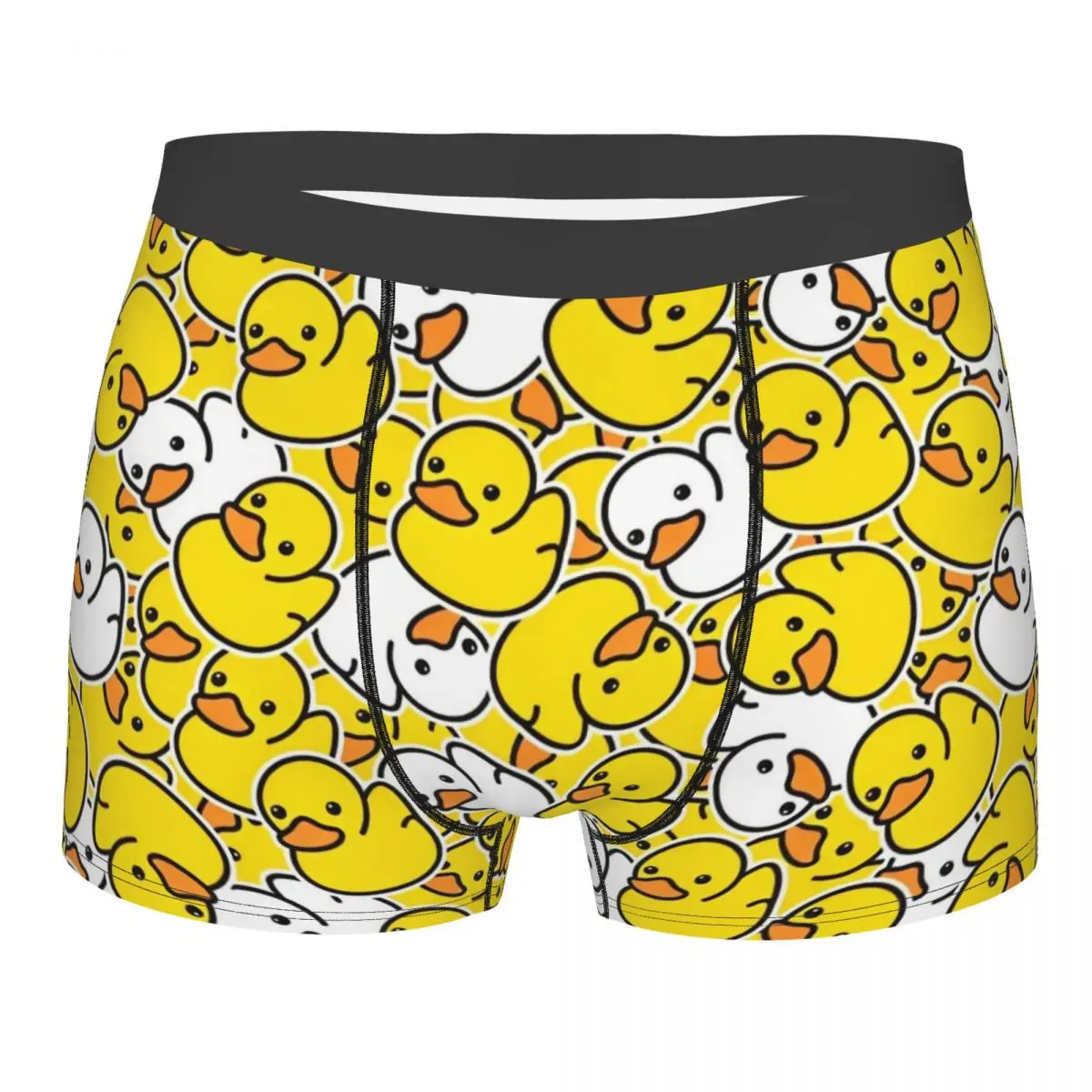 Cartoon Little Yellow Duck Boxers Novelty Gift For Men Humor Underwear Boxer Shorts