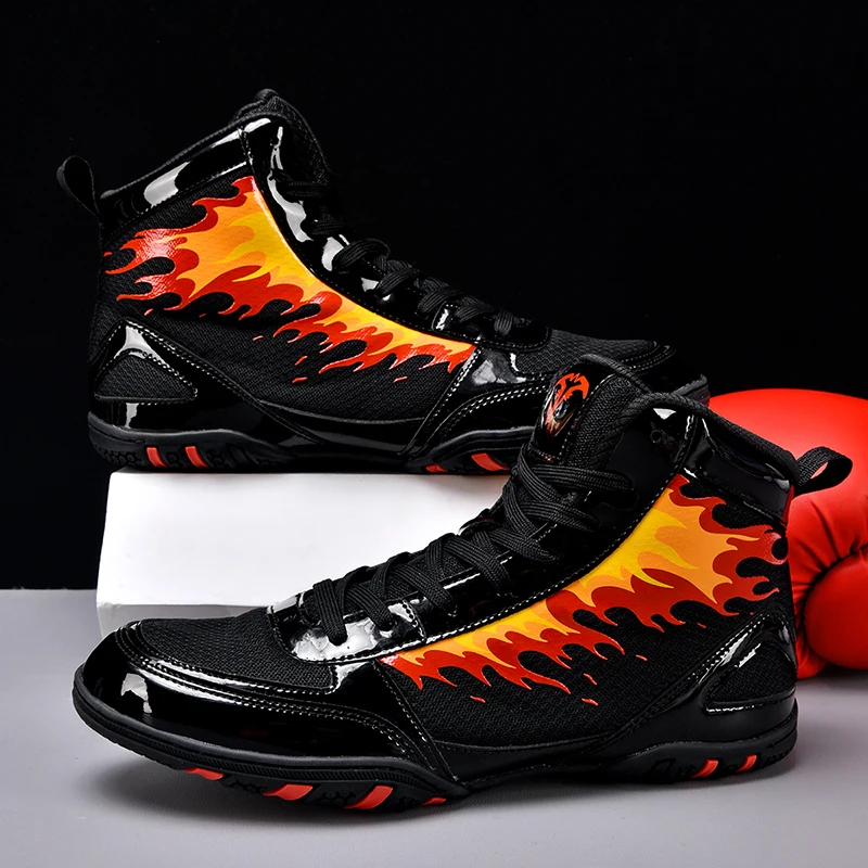 

Новые осенние стабильные и сбалансированные борцовские туфли Ультралегкие и дышащие боксерские туфли Прочная и модная спортивная обувь