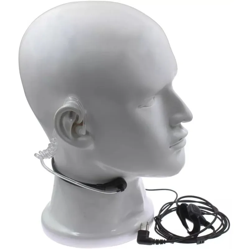 PTT Throat Mic Covert Acoustic Tube Ohrhörer Headset Air Tube Ohrhörer für Motorola Walkie-talkie GP300 GP88 GP2000 GP3688 Radio