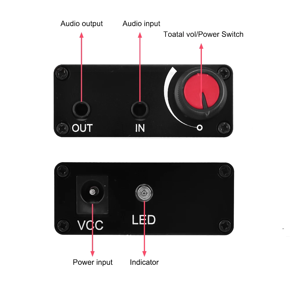 Updated Amplifier NE5532 AD828 Preamp Preamplifier Volume Tone Control Finished Pre AMP Board for Home Theater Speaker DIY