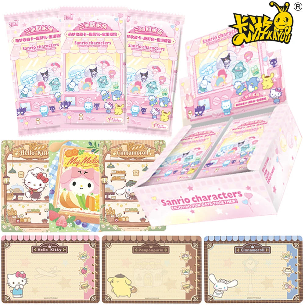 

Original KAYOU Sanrio Collection Card Sweet and Cute Japanese Cartoon Star Character Card Exquisite Birthday Surprise Gift Toy