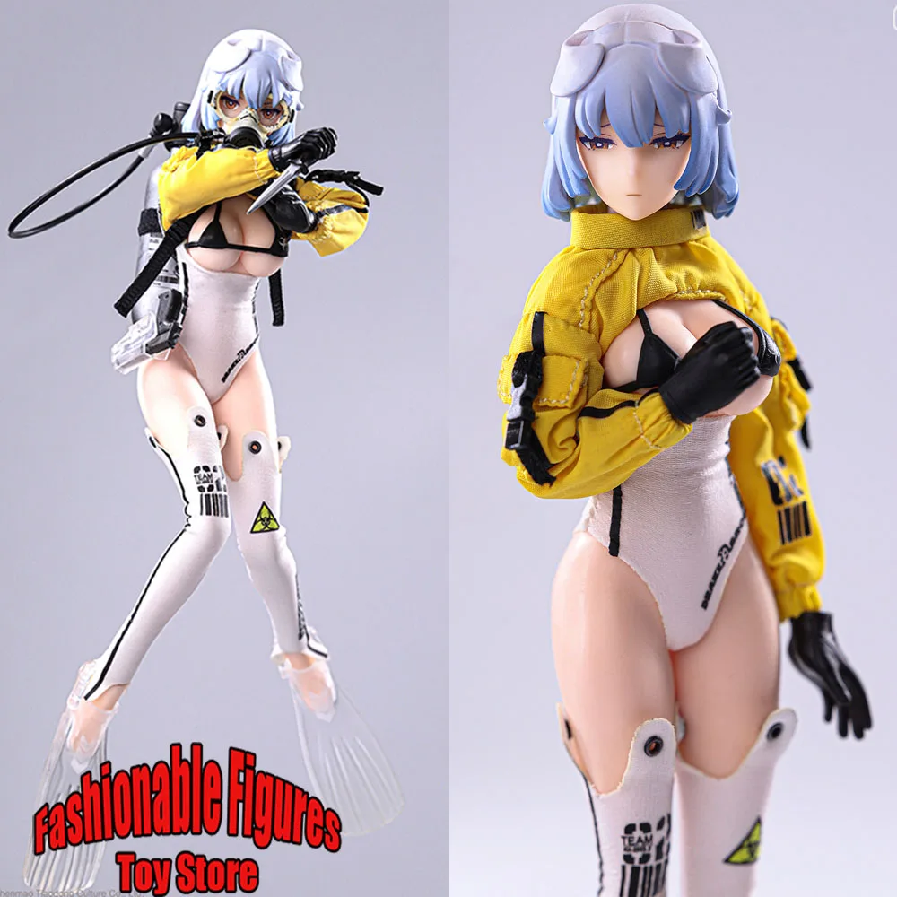 HASUKI Seance Era Series NO.2 Craken 1/12 Scale Collectible Figure Deep Sea Diving Girl Full Set 6