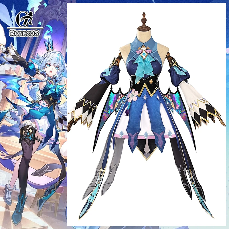 

ROLECOS Game Honkai Star Rail Cerydra Косплей Костюм Chessmaster Monarch Cerydra Женское Платье Хэллоуин Карнавальный Костюм Партии