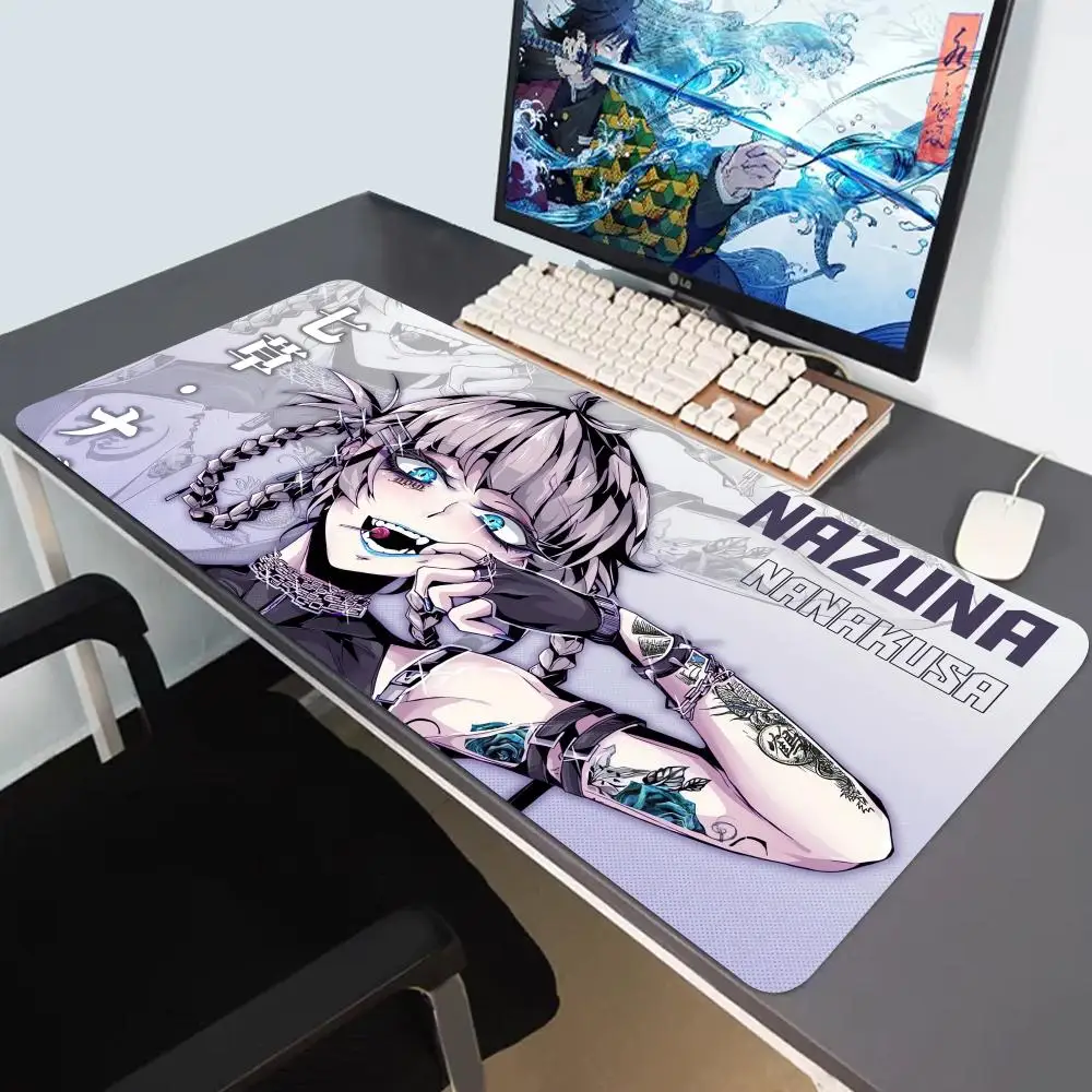 

Hot Anime Girl Hentai Nazuna Call Of The Night Mouse Mat Desk Mat With Pad Gaming Accessories Prime Gaming XXL Keyboard Mat