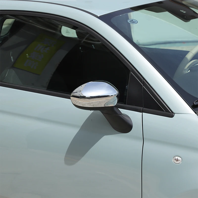 Für Fiat 500 Rückspiegelabdeckung, Schutzgehäuse für Auto-Seitenrückspiegel, Dekorative Abdeckung, ABS (Modifizierte Version) 2016-2023 – Detail 31