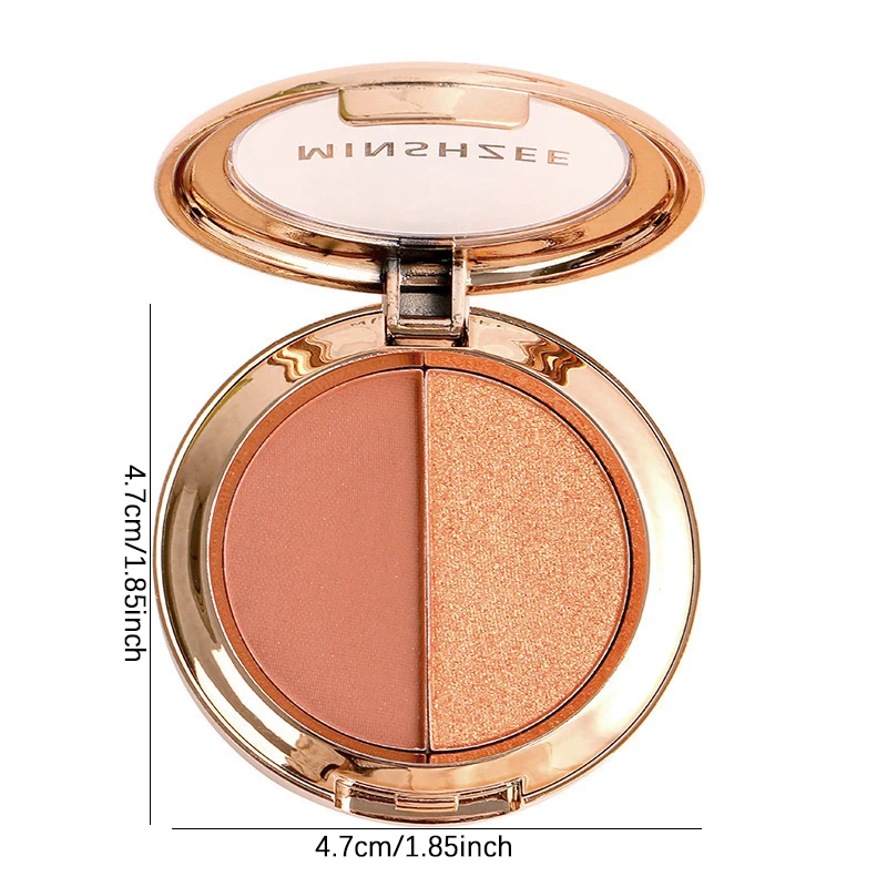 Two color eye shadow palette - waterproof and sweat proof, energetic glitter sequins, amazing eye makeup appearance