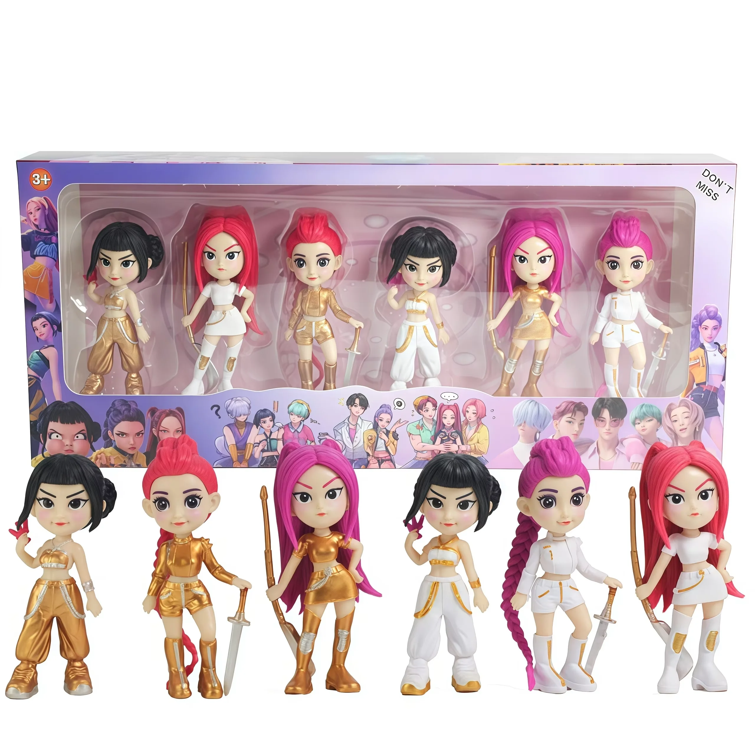 Figurine d'anime en PVC, modèle de jouet de dessin animé, figurine d'action d'anime, décoration de bureau, collection, cadeau pour enfants