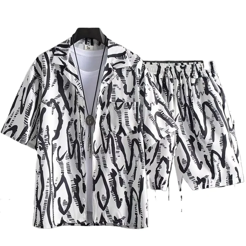 Hainan â chemise Ă manches courtes pour hommes, dĂ©contractĂ©e, florale, costume de plage, vacances en bord de mer, anti-boulochage, costume de voyage, Ă©tĂ©, Sanya