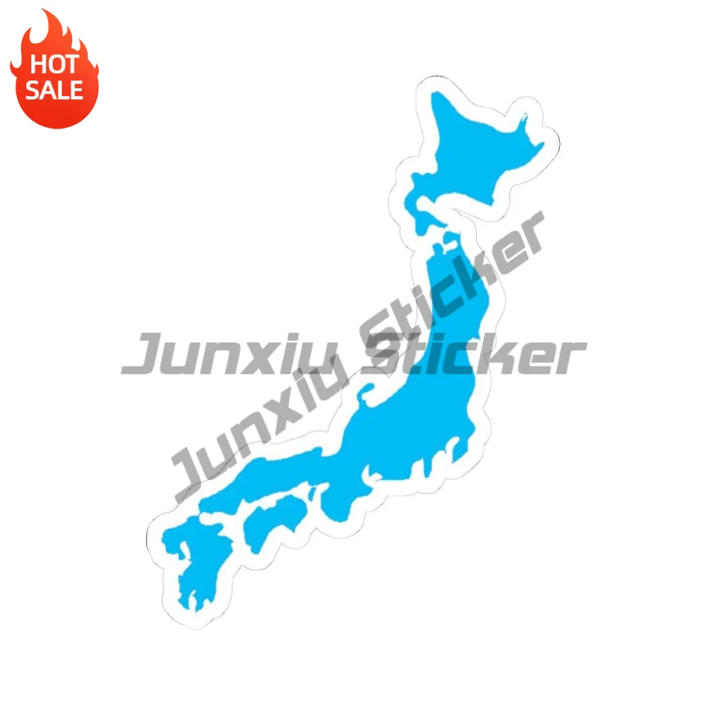 Japan Map Kawaii Sheet Vinyl Car Sticker Decorative Decal For Car Bumper And Travel Case Travel Souvenir Design