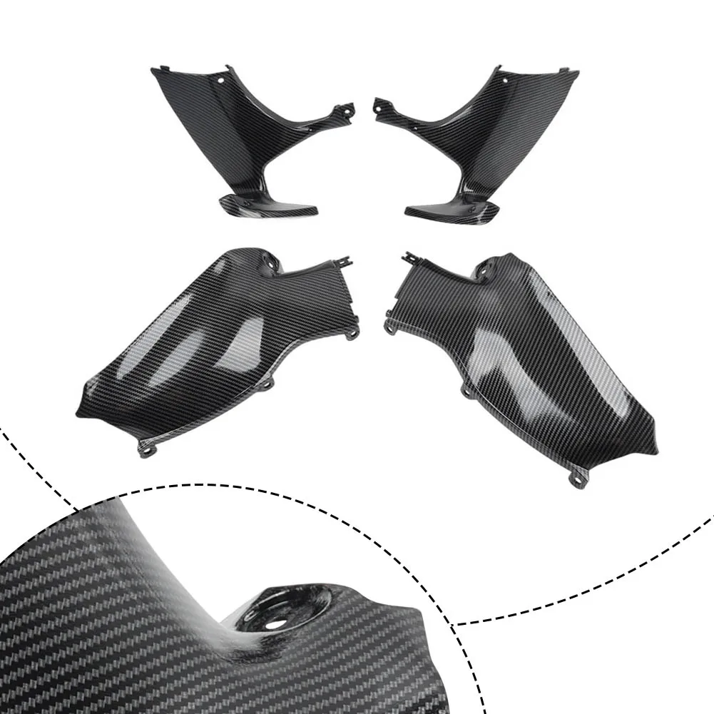 

4PCS Motorcycle Upper Front Air Dash Cover Fairing Carbon Fiber For Suzuki Hayabusa GSX1300R 1999-2007