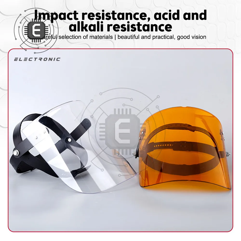 Maschera New Head Cover Eye Screen Full Face Shield Cover protettiva antivento utensili da cucina maschera trasparente