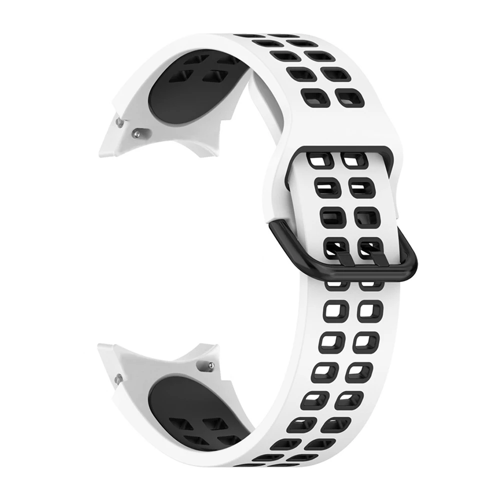 Ремешок для Samsung Galaxy Watch 4 5 Pro 6 classic 46 мм 44 мм 40 мм 45 мм 20 мм без зазоров Спортивный силиконовый браслет Galaxy Watch 4 ремешок