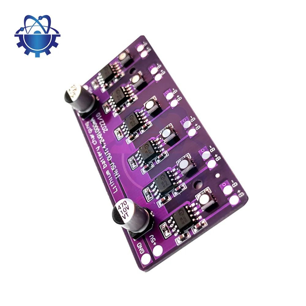 18650 modulo di ricarica 4056 5V 1A scheda caricabatteria al litio 6 scheda PCB modulo integrato di scarica di carica indipendente