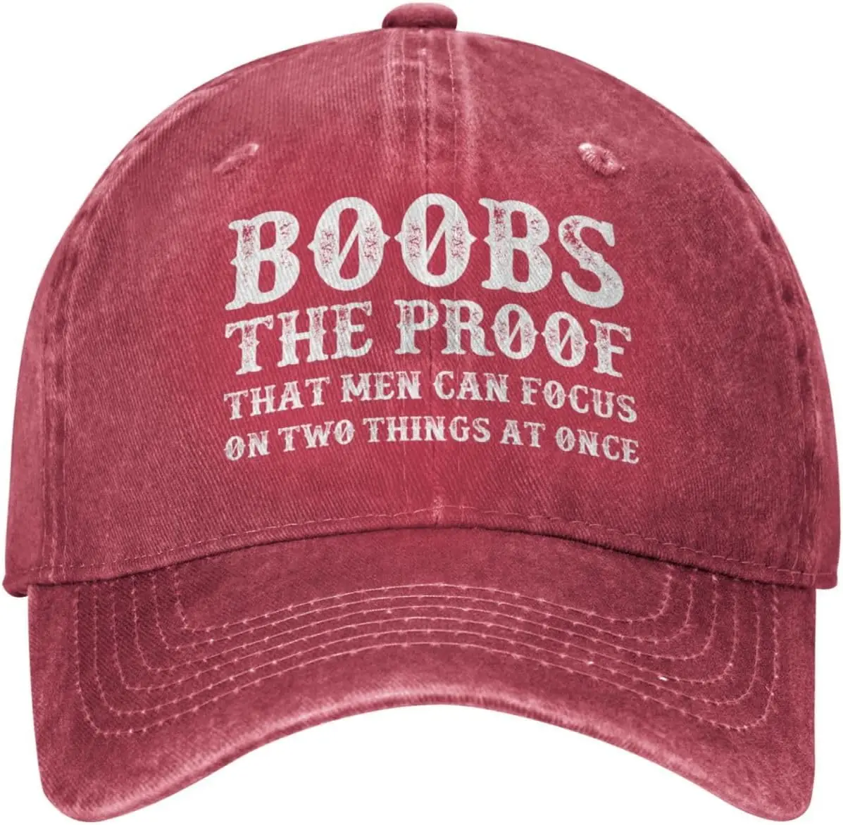 Boobs The Proofs That Men Can Focuss On Two Things at Once Hat for Women Dad Hat Vintage Caps