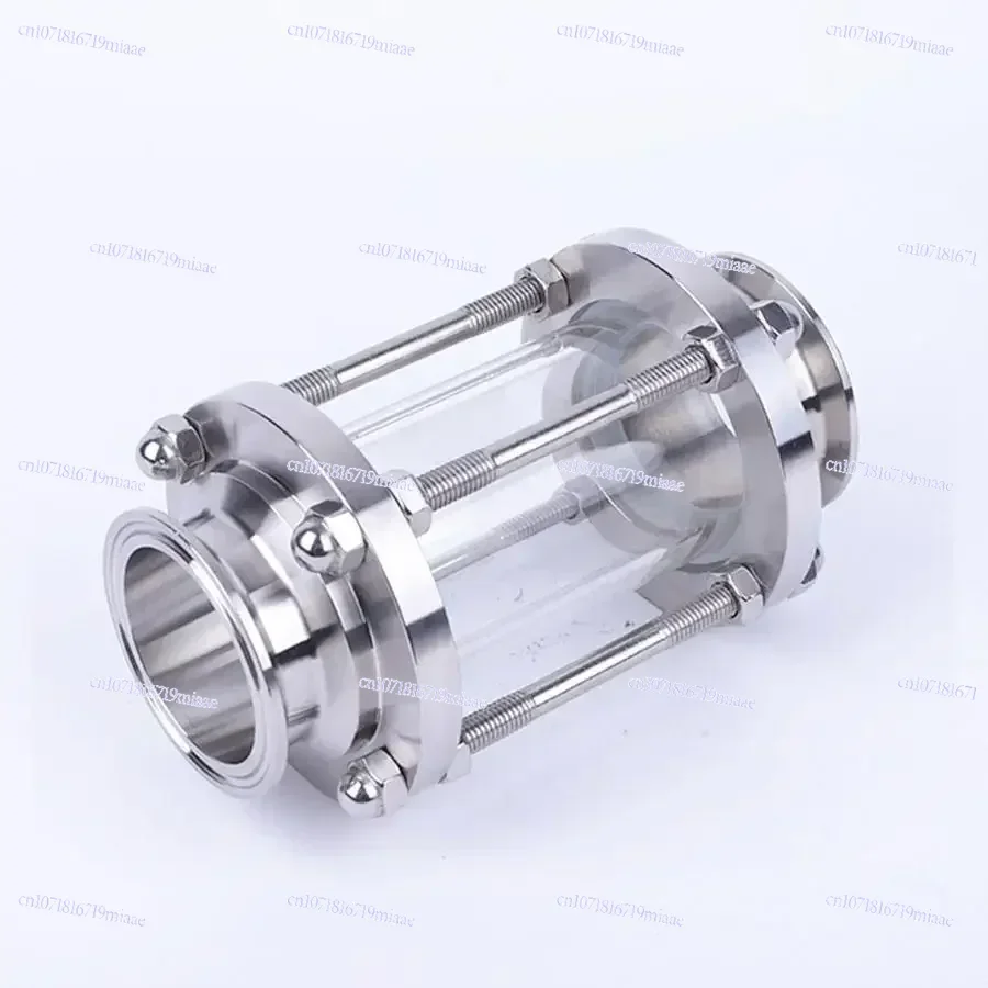 

Quick-loading glass pipe sight glass 304 stainless steel sanitary grade 316 clamp type