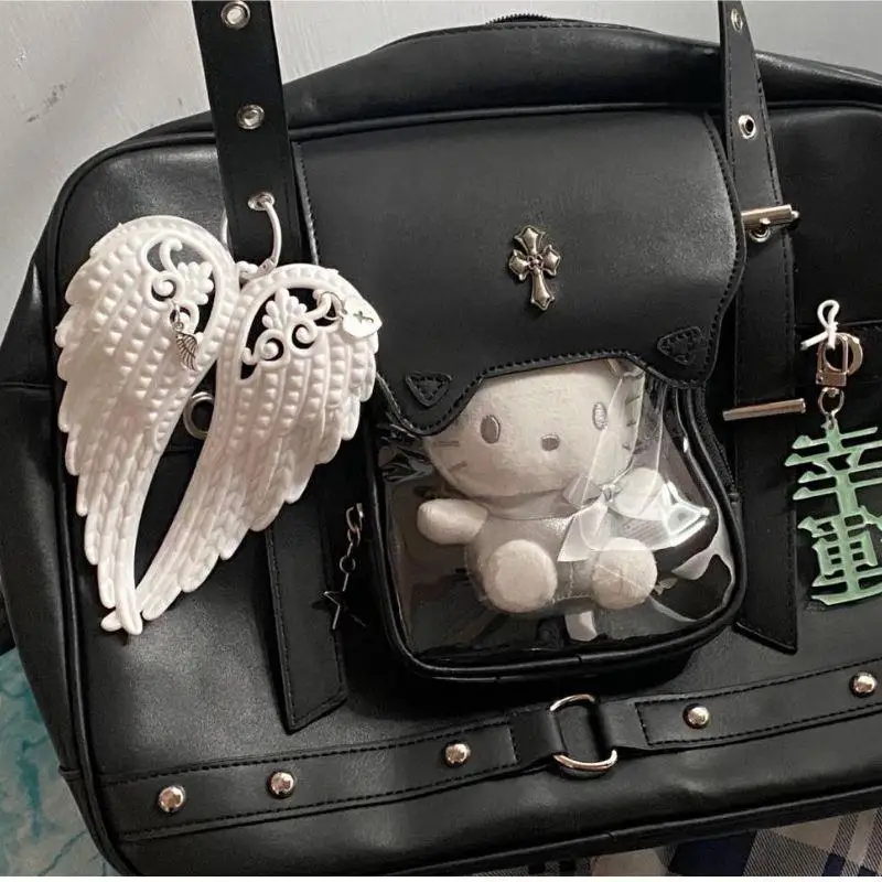 Wings Shape Carabiner Acrylic Keychain