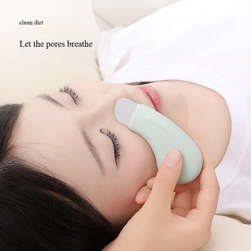 Ergonomic Blackhead Remover Shovel, Gentle Stainless Steel Facial Pore Cleaner, Skin-Friendly Deep Cleansing Tool for Blackheads, Acne & Dead Skin Removal, Portable Home & Travel Skincare Tool image 2