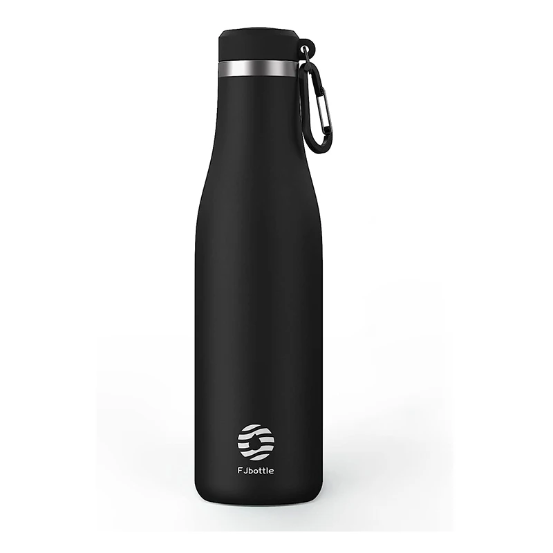 

FJbottle Sport Water Bottle Stainless Steel with Carabiner Hook p350ml/500ml/710ml