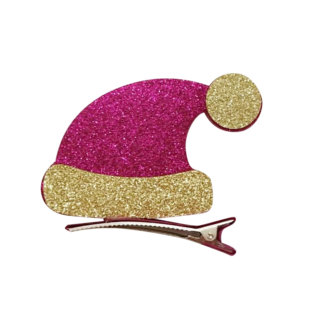 5 قطع من مشابك شعر عيد الميلاد للفتيات والأطفال وإكسسوارات أنيقة وقبعة سانتا الأيائل وأنماط شجرة قرن الوعل مثالية للحفلات