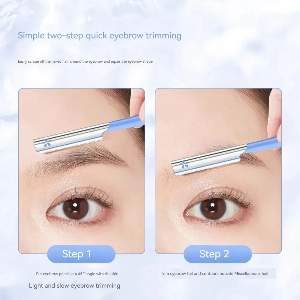 ماكينة حلاقة الحواجب 5 قطعة ماكينة حلاقة آمنة حادة متينة للمبتدئين شبكة أمان سريعة ليس من السهل الخدش وغير قابلة للانزلاق وليس من السهل الصدأ #4