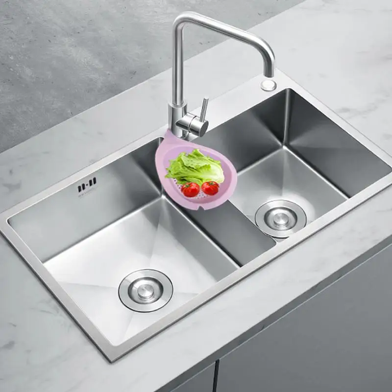 Kitchen Sink Drain Basket Fruit Washing Basket Grapes Washing Bowl Whale Shape Fruit Strainer Basket For Home Bathroom Kitchen