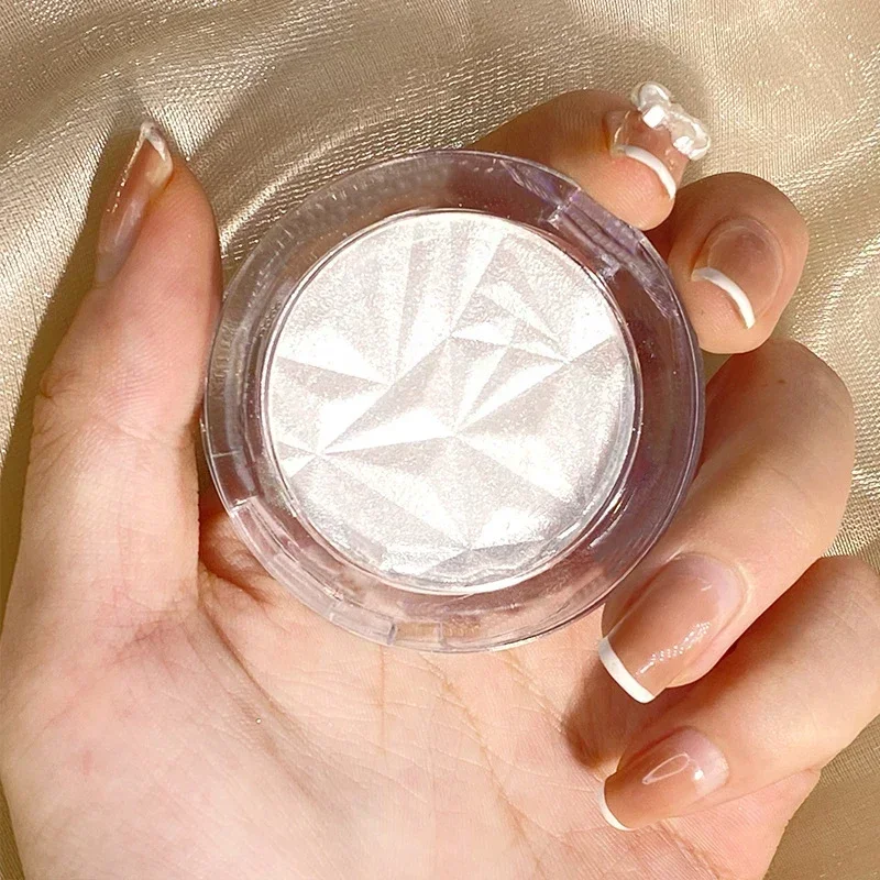 Diamante Highlighter Pó Paleta, Glitter Face Contour, Iluminar Maquiagem, Shimmer, Ultra-concentrado, Iluminar Cosméticos, 2 Cores