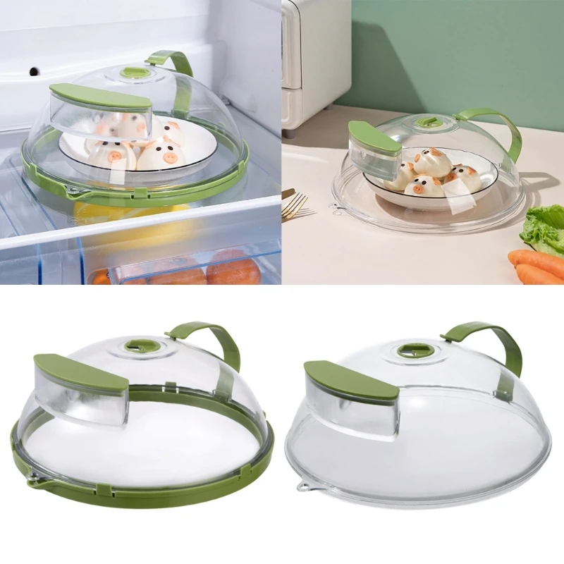 Microwave Splatter Cover Food Guard Lid Adjustable Steaming Vent Plates Cover Drop Shipping