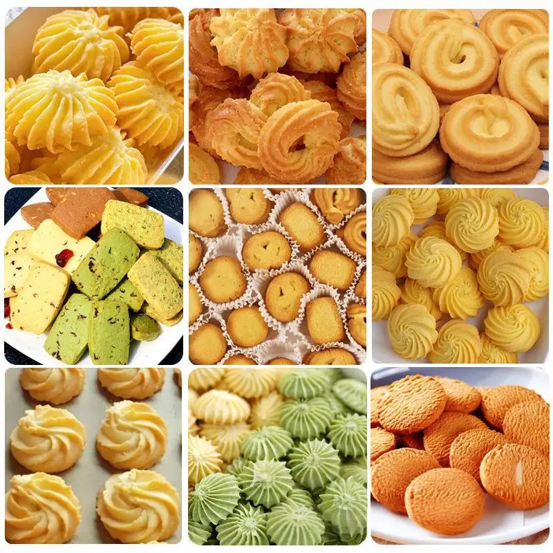 آلة البسكويت الصغيرة نفخة ماكرون الجبن كرانش آلة كوكي آلة تشكيل البسكويت الأوتوماتيكية #5